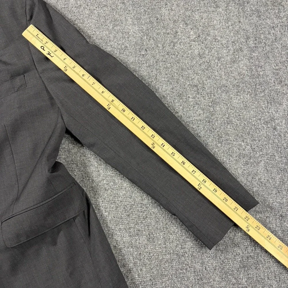 Bonobos Blazer Mens 38R Dark Gray Worsted Wool Blend Sports Coat Standard Fit